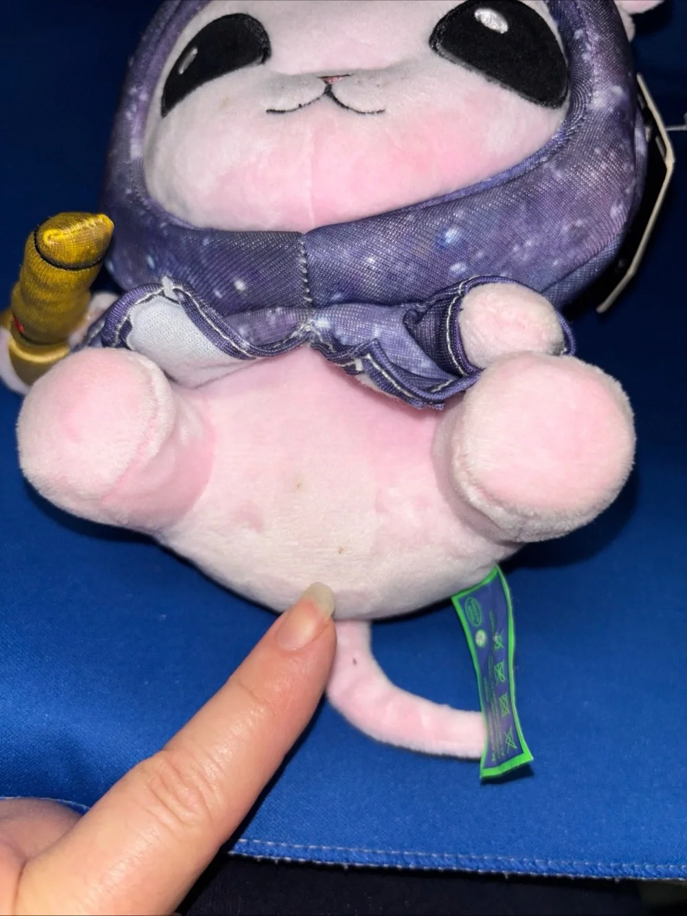 Galactic Emperor Bingus GITD Plush MAKESHIP STUFFED ANIMAL cat Rare Only 527 NWT